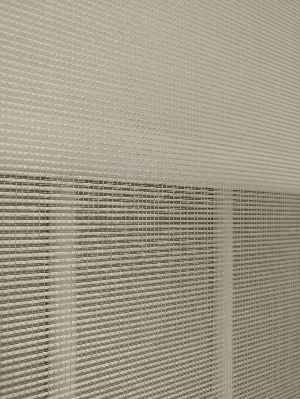 Oturma Odası - Bambu Tül Stor - Çiftli Sistem Tül Stor Perde (bamboo)- Bej