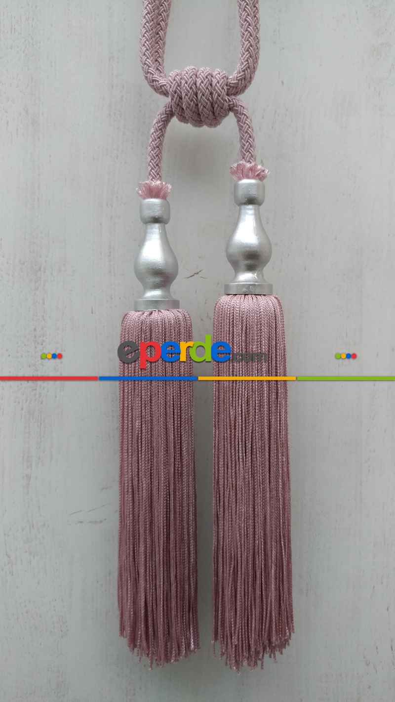 Gül Kurusu Rengi Braçol Perde Bağı- Gül Kurusu