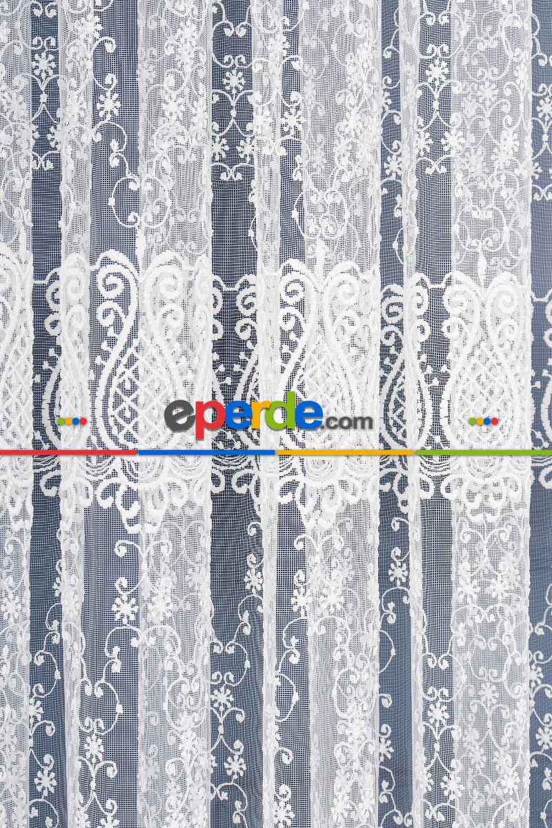 Salon Tül - Brode Işlemeli Tül Perde Özel Seri 901