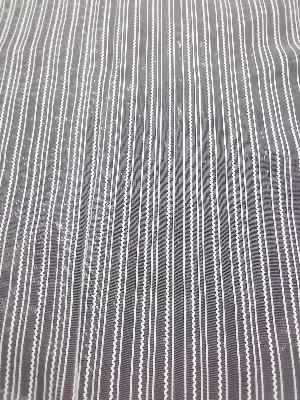 Mutfak Tül Perde - Pileli Düz Mutfak Perdesi- Ekru