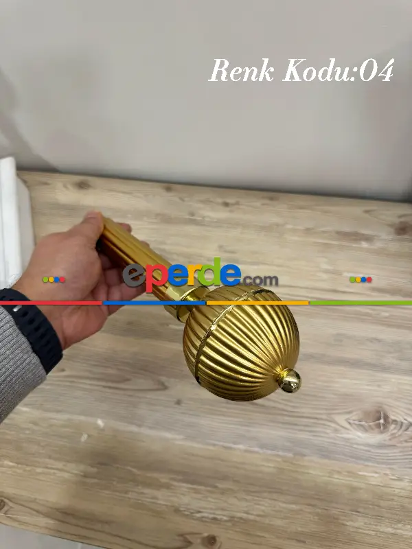 Metal Rustik Perdelik - 9 Renk Seçeneği