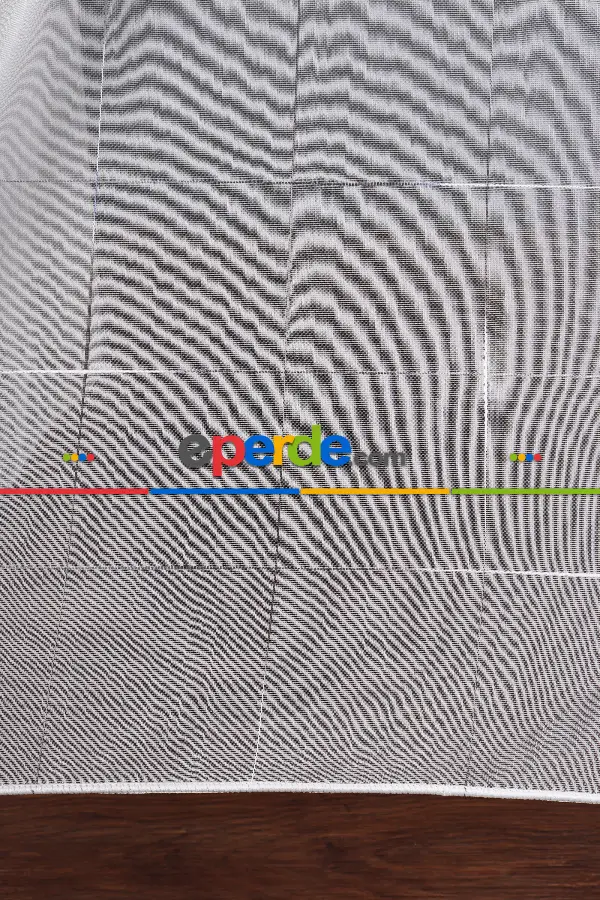 Zarif Nakış İşlemeli Tül Perde