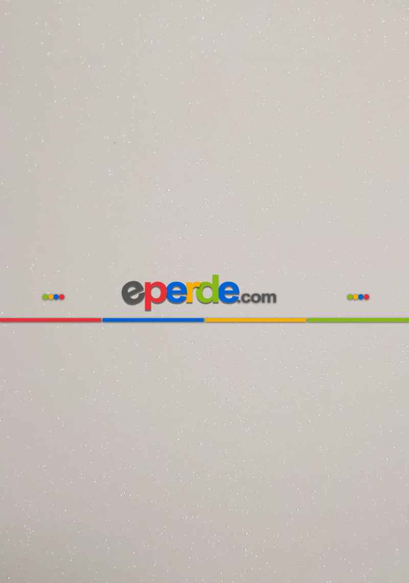 Brillant Beyaz Simli Stor Perde- Beyaz