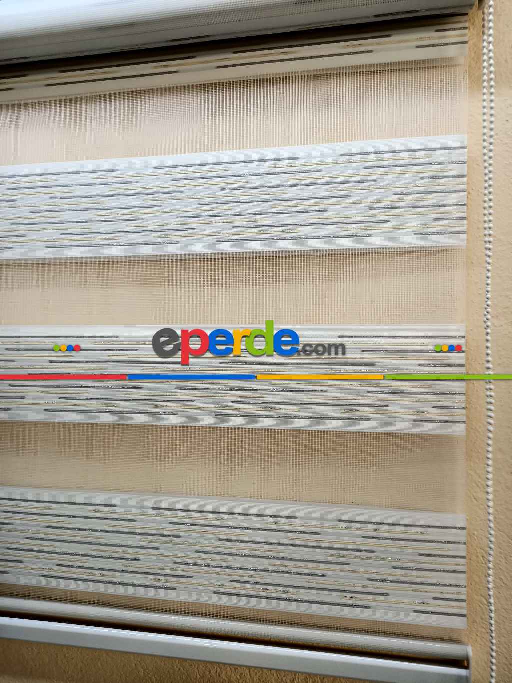 Mutfak- Elit Lüx Mikro Pilise Zebra Perde- Gri-füme-antrasit-beyaz-krem
