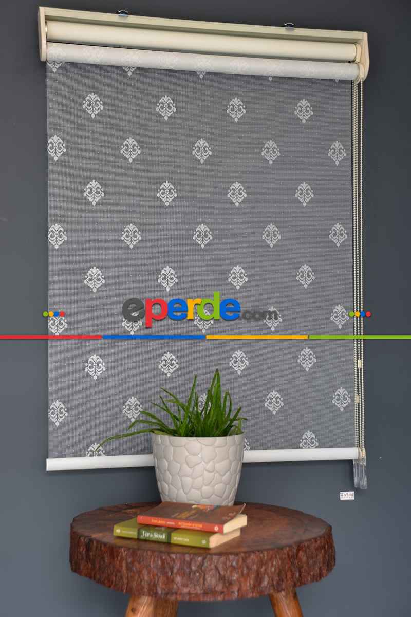 Halim Perdesan Dacuz-95 Beyaz Renk Etekli Veya Eteksiz Çift Mekanizmalı Tül Stor Perde