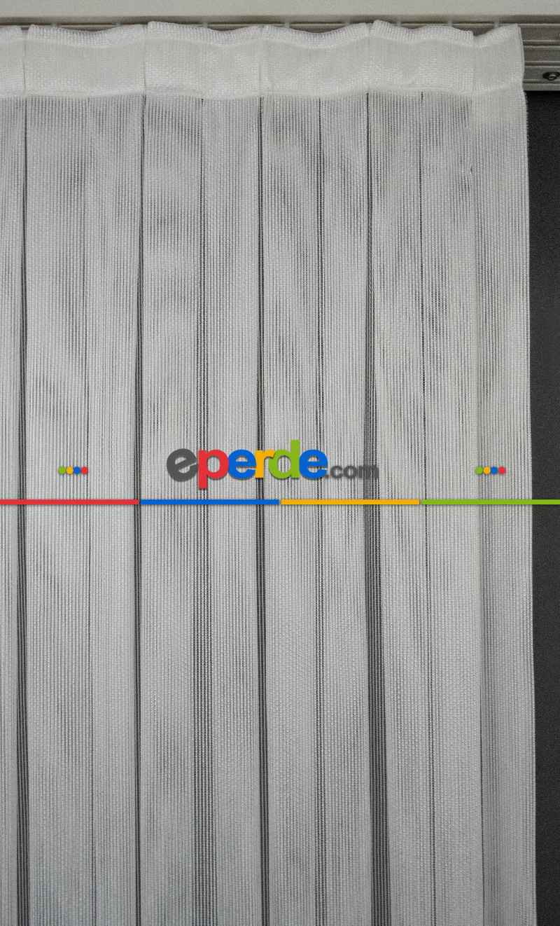 Mutfak - Zincir Çelik Dökümlü Tül Perde - İtinalı Dikiş Garantisi