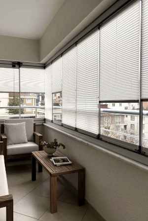 Brillannt Plise Perde - Cam Balkon Perdesi - Pimapen Perdesi - Açık Gri (20 Renk) Kolay Montaj Yaylı Sistem, Vidalı Sistem Veya Yapıştırma