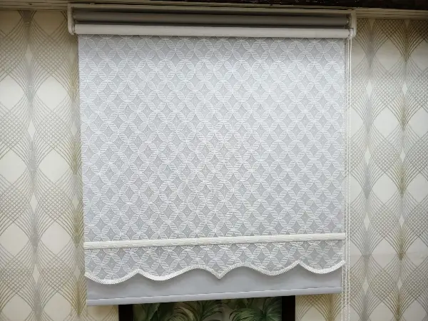 Çifli Sistem Tül Ve Stor Perde Bdz ( 803 )- Beyaz