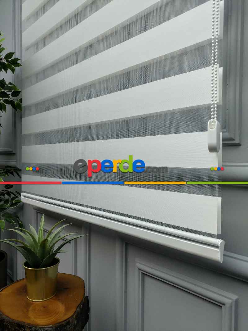 Mutfak - 2021 Sezonu - Zebra Perde - Bambu Zebra Perde- Beyaz