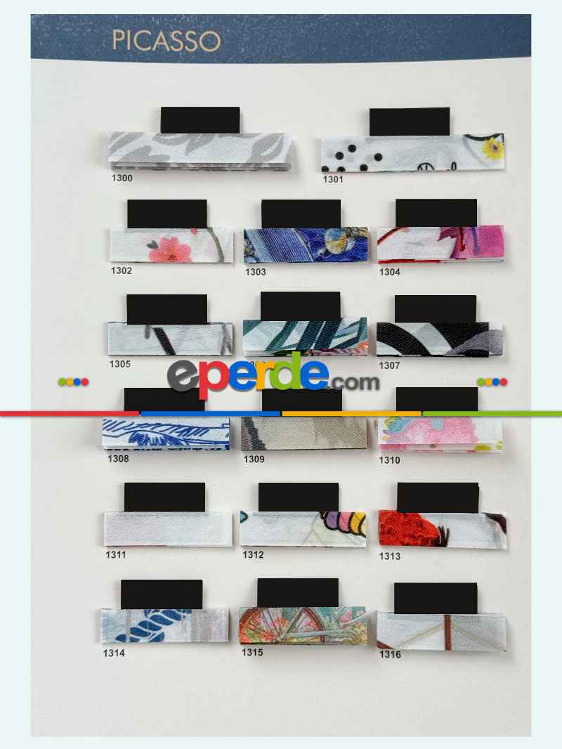 Premium 17 Farklı Desen Plise Perde Cam Balkon Perdesi