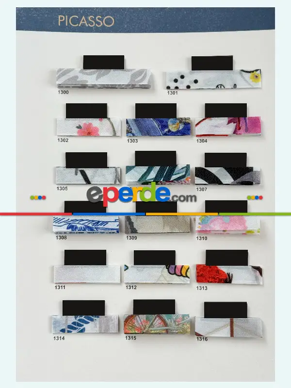 Premium 17 Farklı Desen Plise Perde Cam Balkon Perdesi