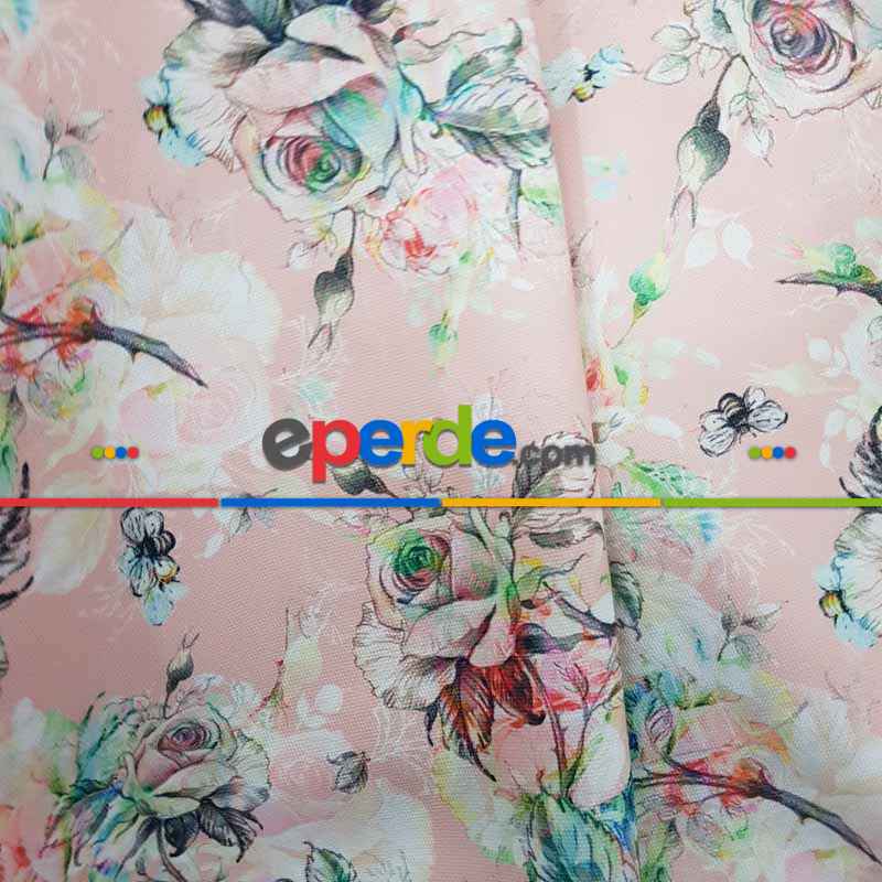 Mutfak Fon Perde- Beyaz