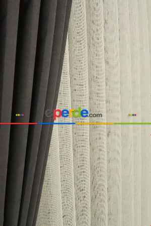 Aymes Desen Elit Keten Tül- Ekru