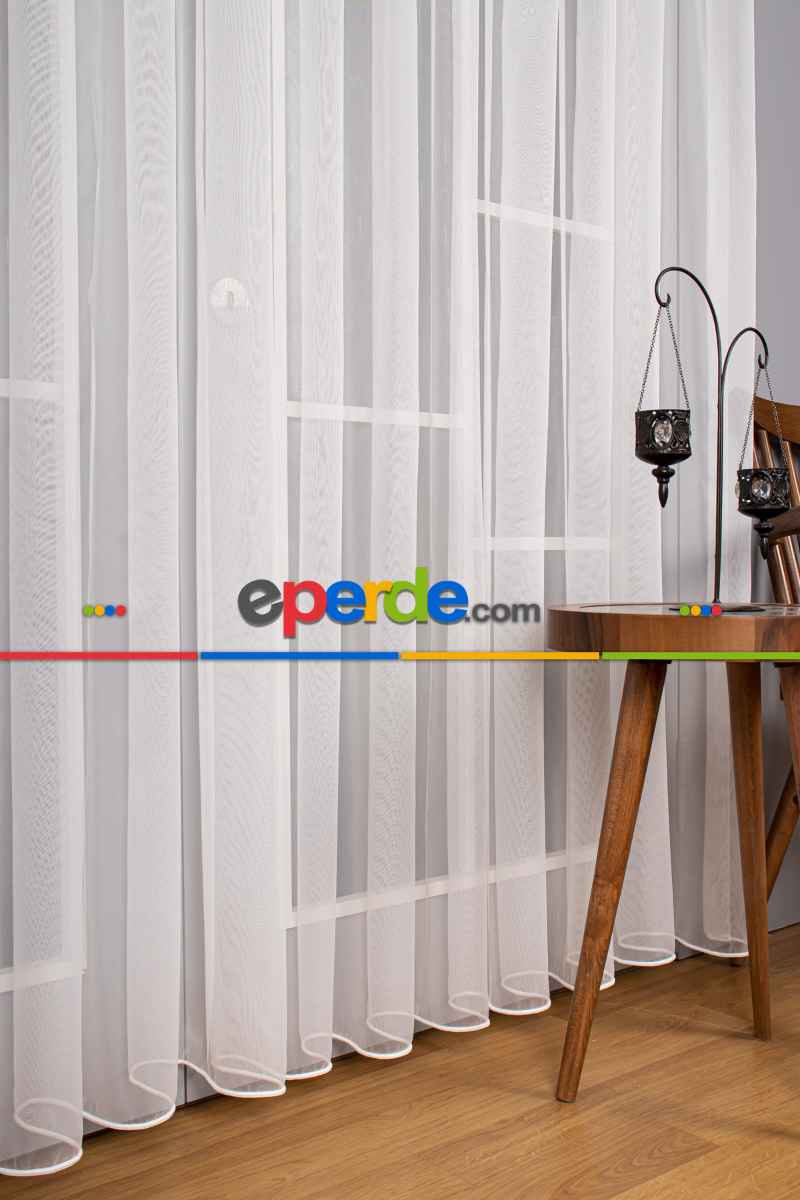 Mutfak Tül Perde - Ekru