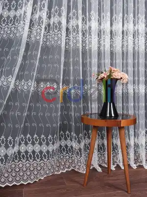 Salon Ve Oturma Odası İçin Brode Tül Perde | Özel Desen