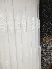 Brillant Fon Perde Fon Perde Yeni Moda Model Lacivert Renk Tasarım Yan Perde