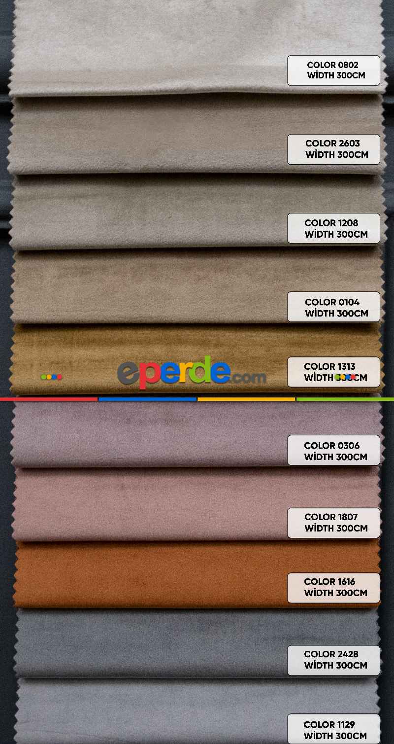 Oturma Odası İthal İpek Kadife 1.sınıf Fon Perde