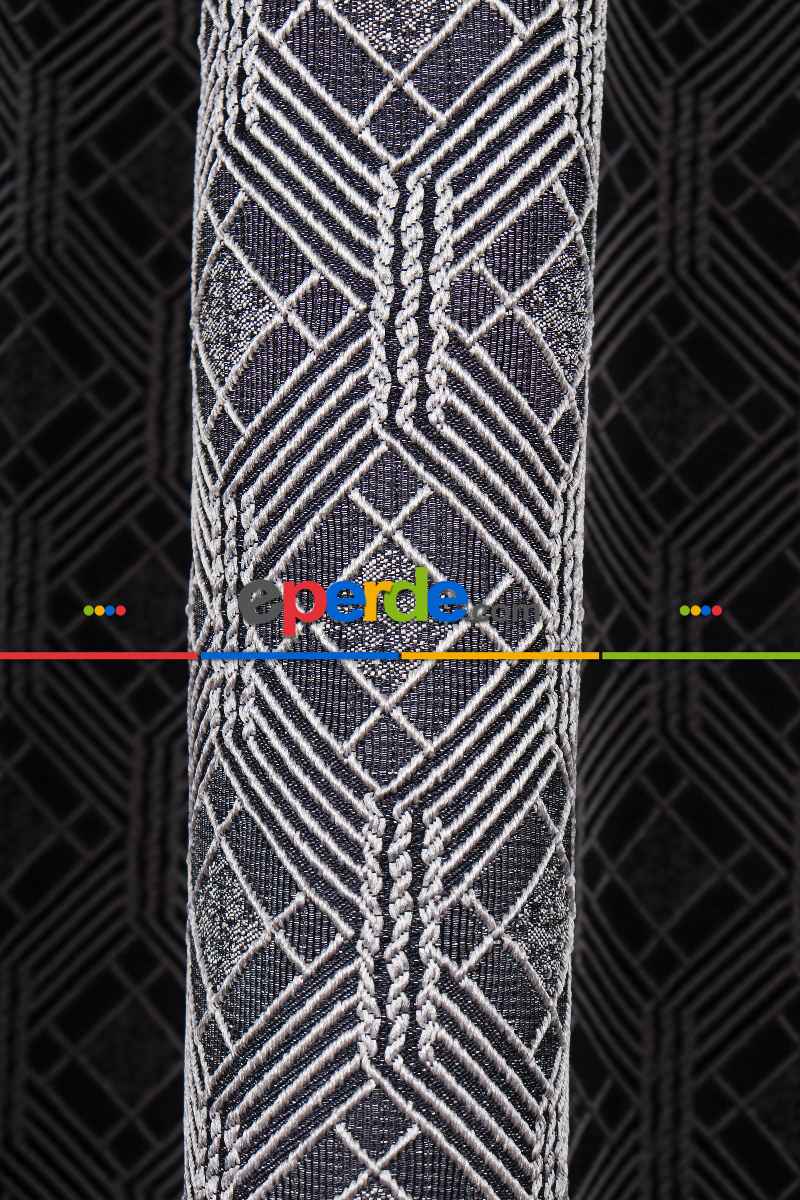 Salon Fon Perde - S Pile Dökümlü Jakar Dokuma Fon Perde