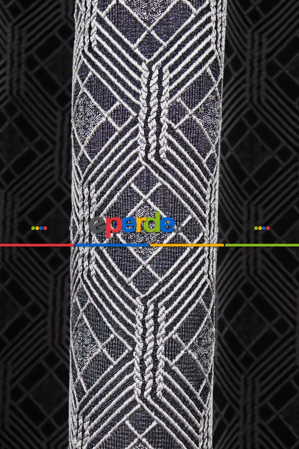 Yatak Odası Fon Perde - S Pile Dökümlü Jakar Dokuma Fon Perde