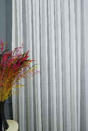 Ttm Zemin Düz Eteği Kurşunlu Tül Perde