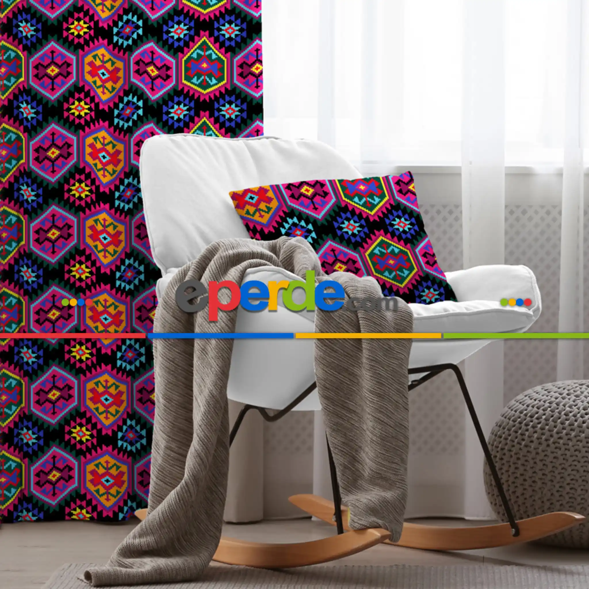 Salon Fon Perde Evim 228 Kumaşı Kalındır Duck Bezi Değildir