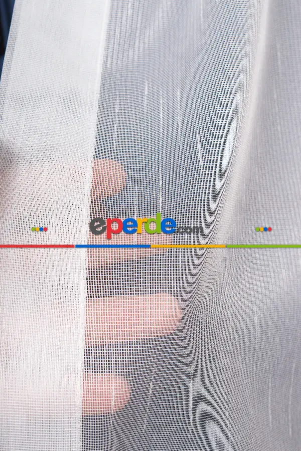 Salon Tül Modelleri - Armül Zemin Düz Tül Perde Özel Seri Ekm3