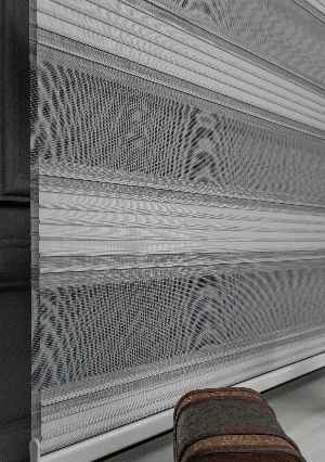 Zebra Perde - Yarım Plise - Degrade Renk Geçişli Zebra Perde