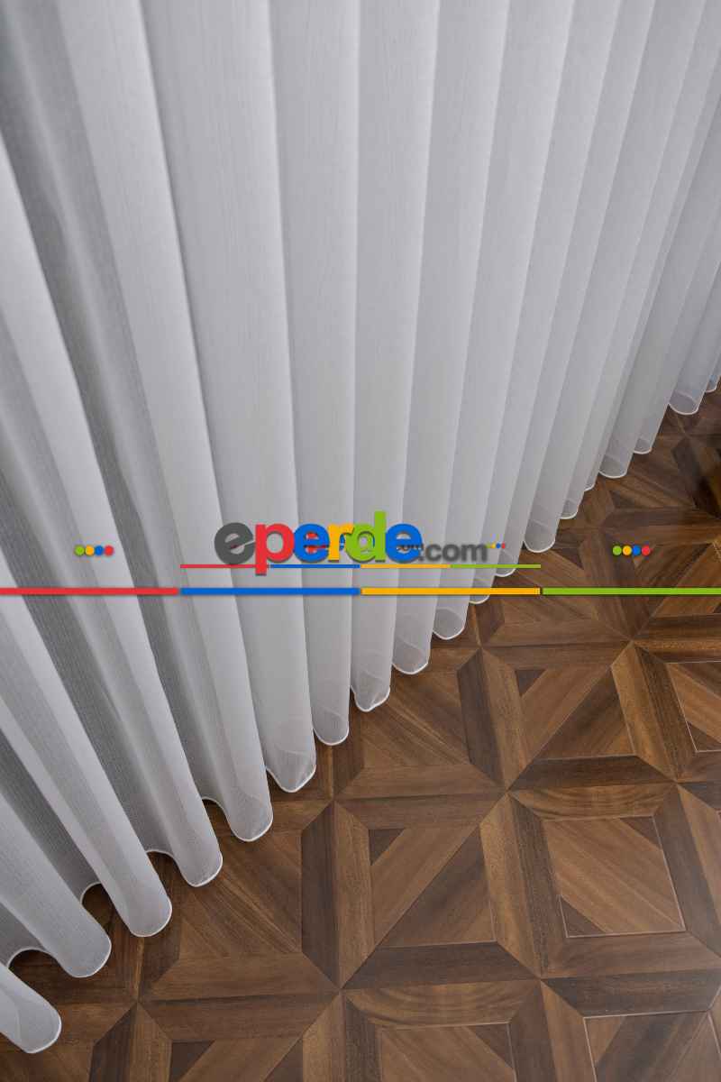 Salon - Modern Düz Tül (sık Dokuma Ve Yüksek Gramajlı 1.kalite) (dikim Ücreti Fiyata Dahildir)