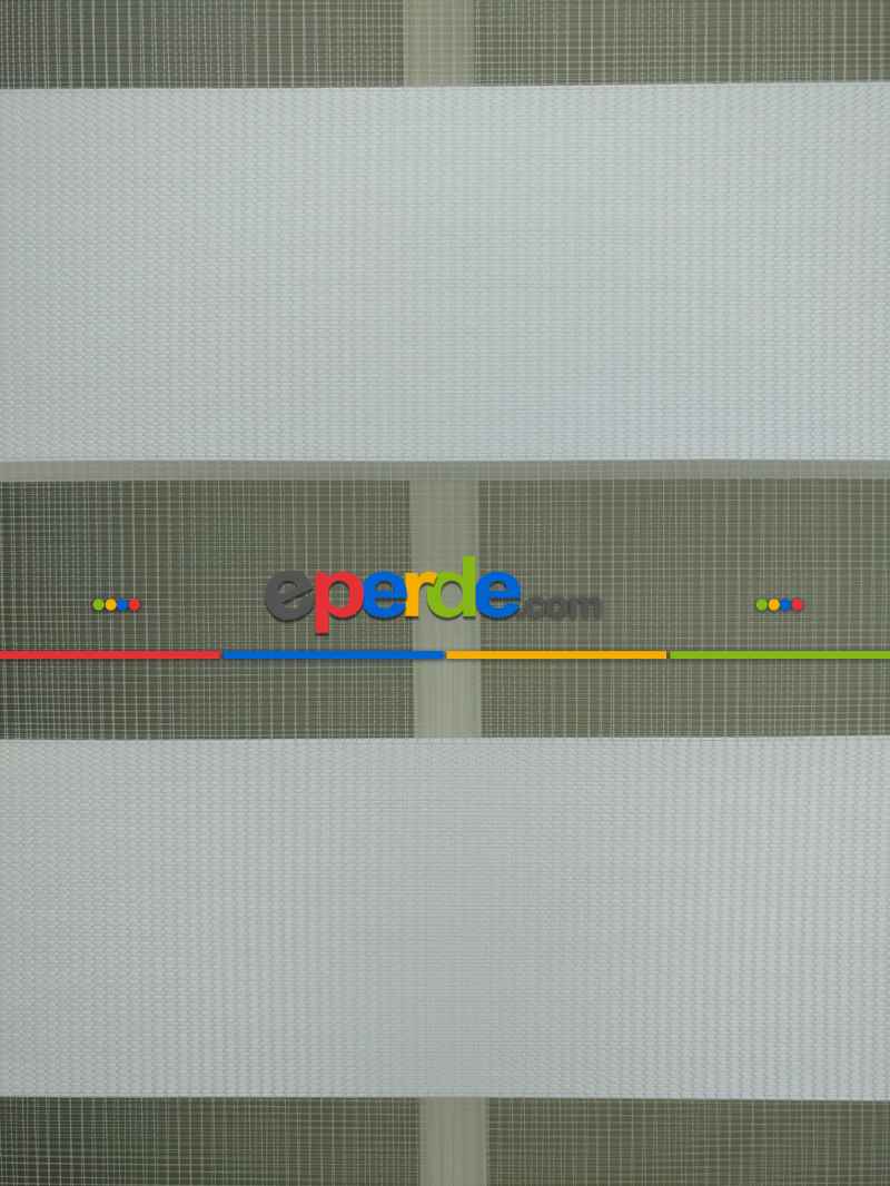 Oturma Odası - Zebra Perde- Ekru Renk Bambu Zebra Perde (kalın Zeminli)- Ekru