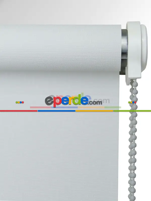 Salon Stor Perde - Stor Perde Karartma Serisi (blackout)- Beyaz