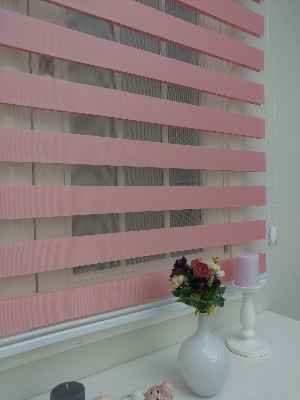 Zebra Perde Pembe Perde - Pembe