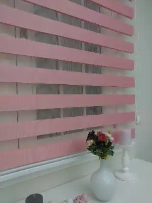 Zebra Perde Pembe Perde - Pembe