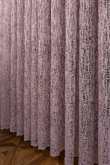 Pudra Pembe Kruvaze Model Tül Yanki Tül Camkırığı Tül