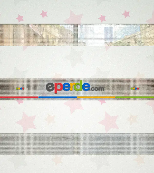 Yıldız Desenli Baskılı Zebra Perde- Çok Renkli