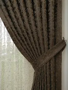 Sütlü Kahve Duz Jakar Fon Perde (150)- Sütlü Kahve