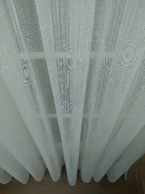 Perdeks Home Tül Perde 02 Lux Series- Ekru - Kurşunlu Tül