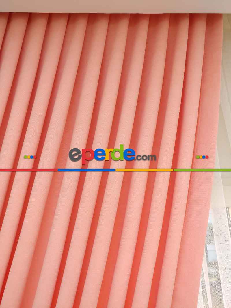 Yavru Ağzı- Düz Fon Perde ( Dökümlü Fon Perde)- Yavru Ağzı