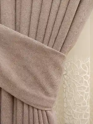Pudra Düz Fon Perde ( En 150cm Dökümlü Fon )- Pembe Pudra Pembe-pudra