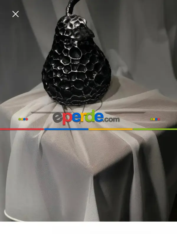 Salon - Brillant İpek Krep Lüx Tül Perde