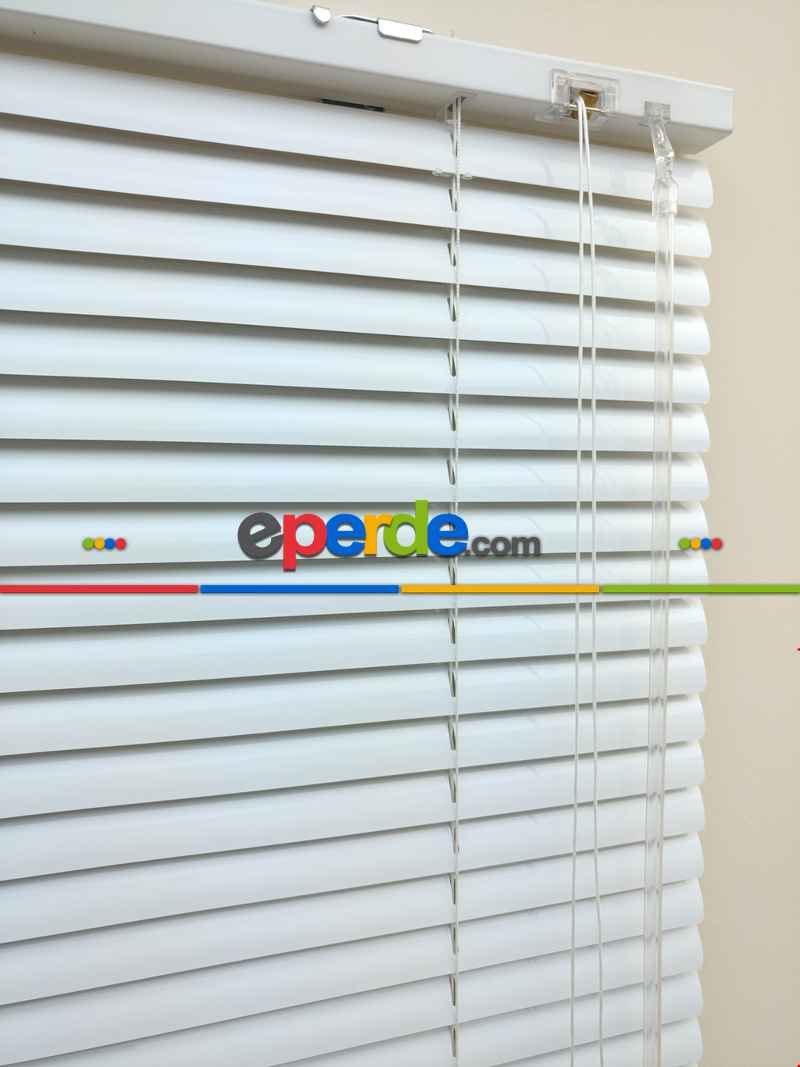 Mutfak Jaluzi Perde- Beyaz