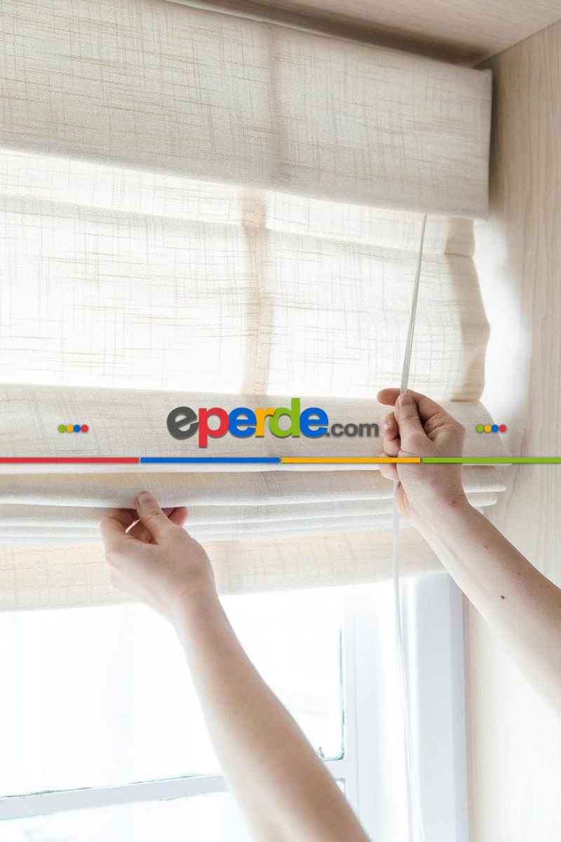 Salon - Naturel Bohem Otantik Tarz Katlamalı Perde