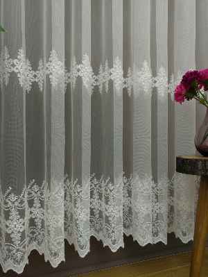 Favori Brode Perde 5 Yıl Kullanım Garantili Zemin, 679- Ekru