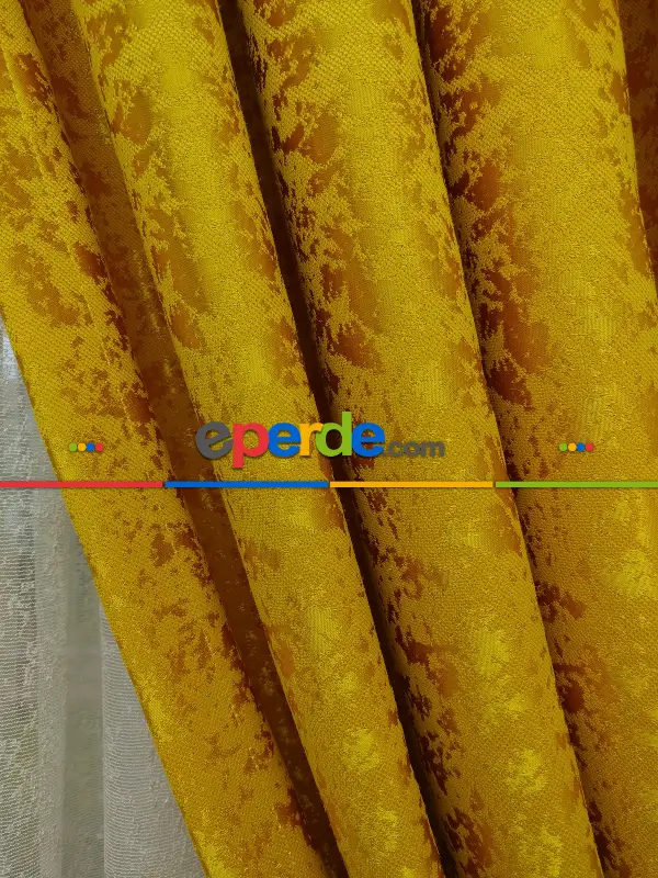 Hardal Duz Jakar Fon Perde -