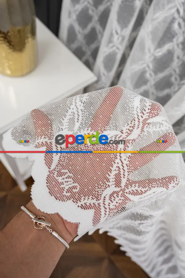 Taç Seher Tasarım Ütü İstemez Kırışmaz A+ Tül Perde