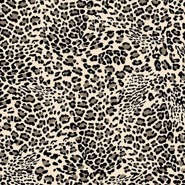 Leopar Desenli Fon Perde Evm259 -l - Kumaşı Kalındır Duck Bezi Değildir.- Krem-Kahve