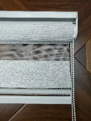 Açık Gri Perle Home Zebra Perde