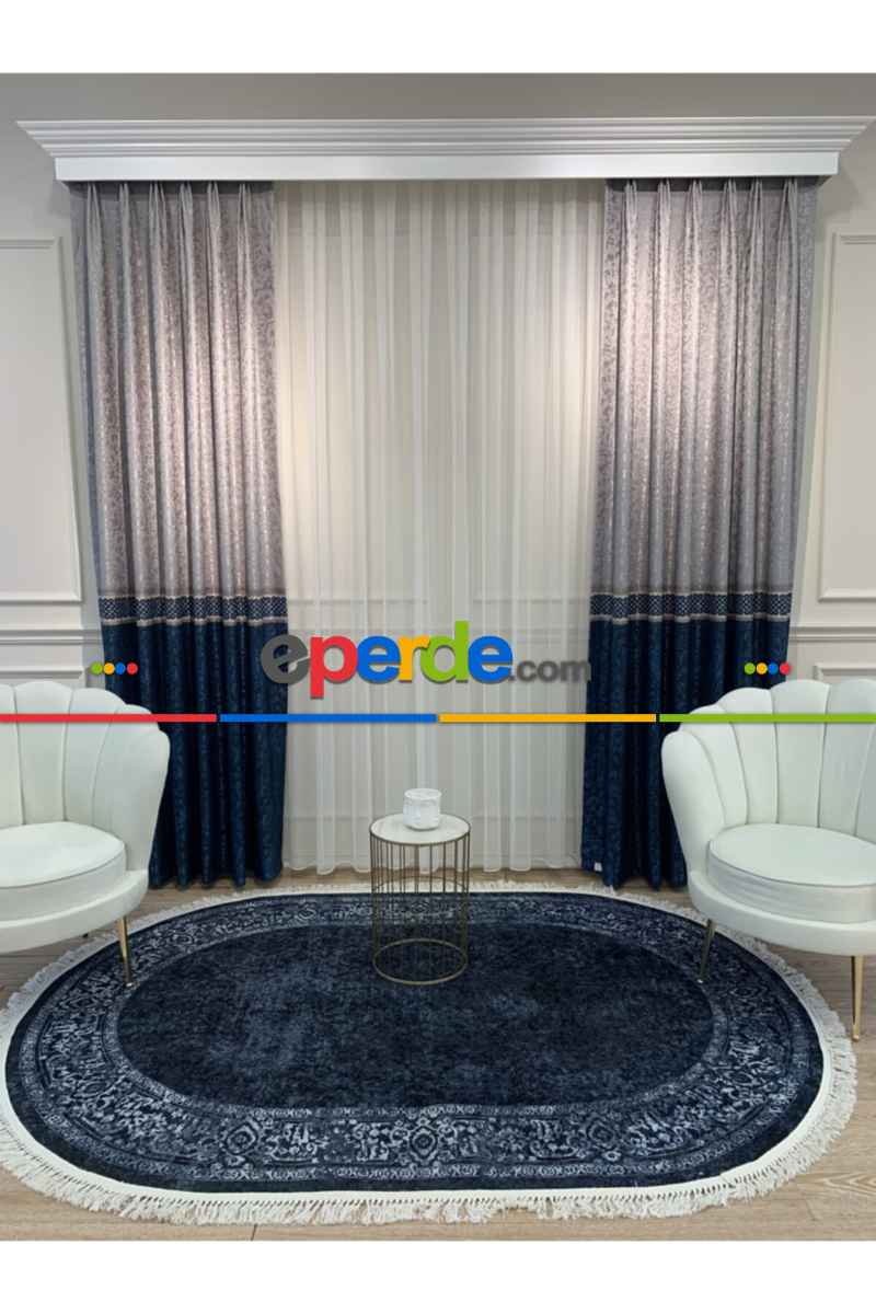 Brillant Perde Livabonarperde Yeni Tasarım Desen Renkl Fon Perde Yan Perde Kanat Perde