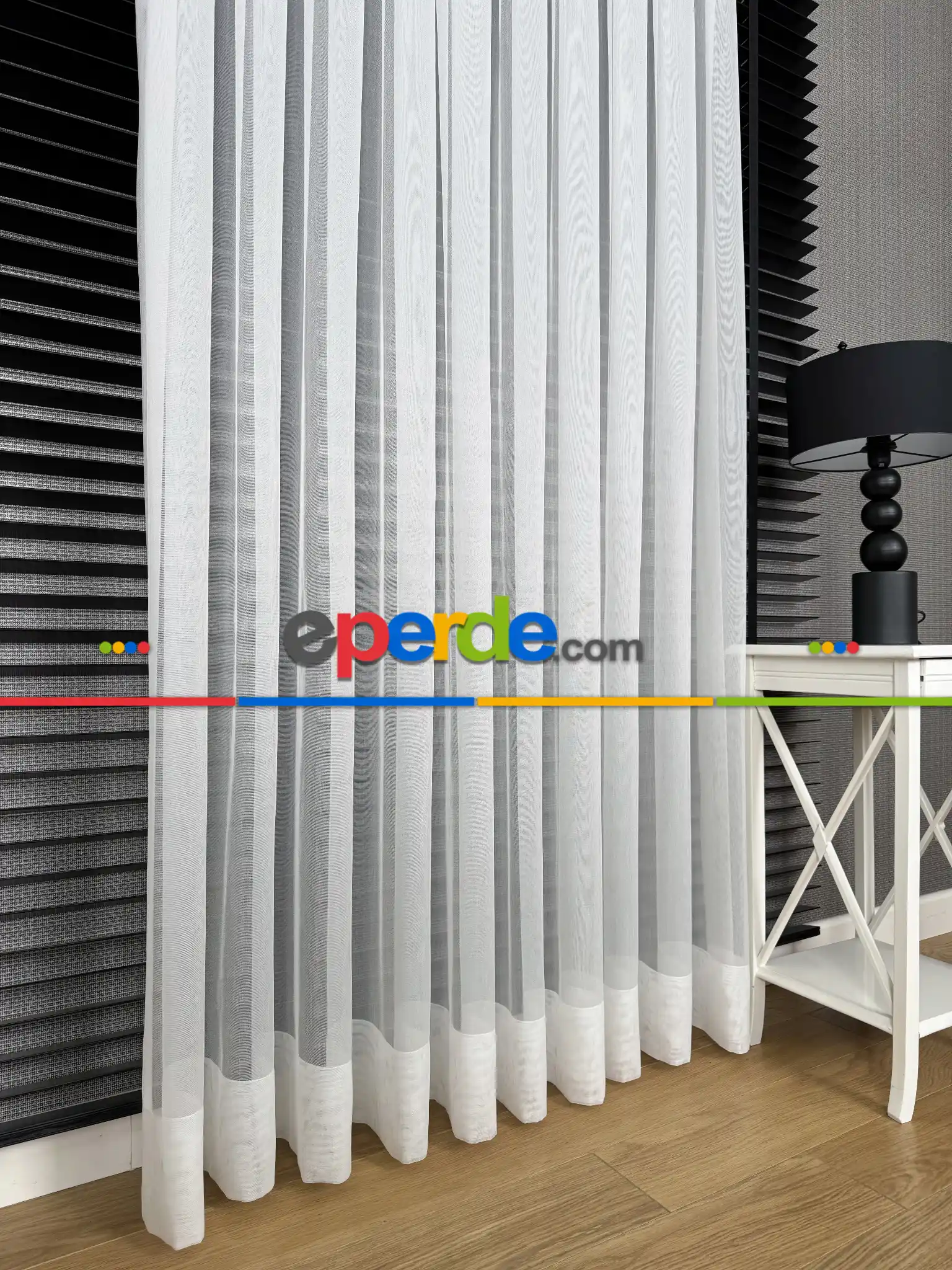 Salon - Etek Ucu Katlamalı Perde, Premium Seri