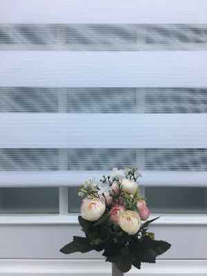 Düz Zebra Perde - Beyaz 427-13- Beyaz