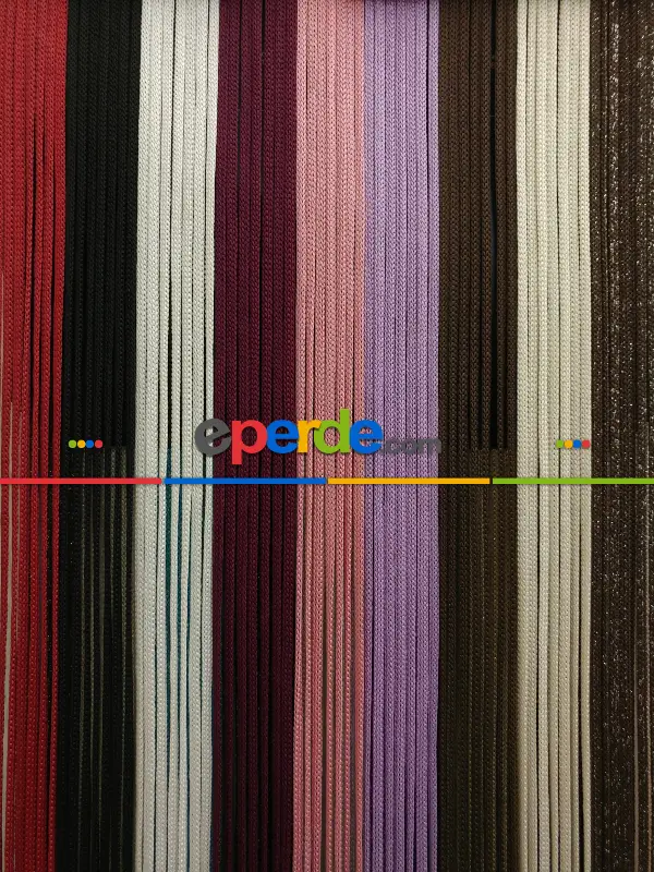 İp Perde - Kahverengi Jumbo Zincir Serisi İp Perde- Kahverengi